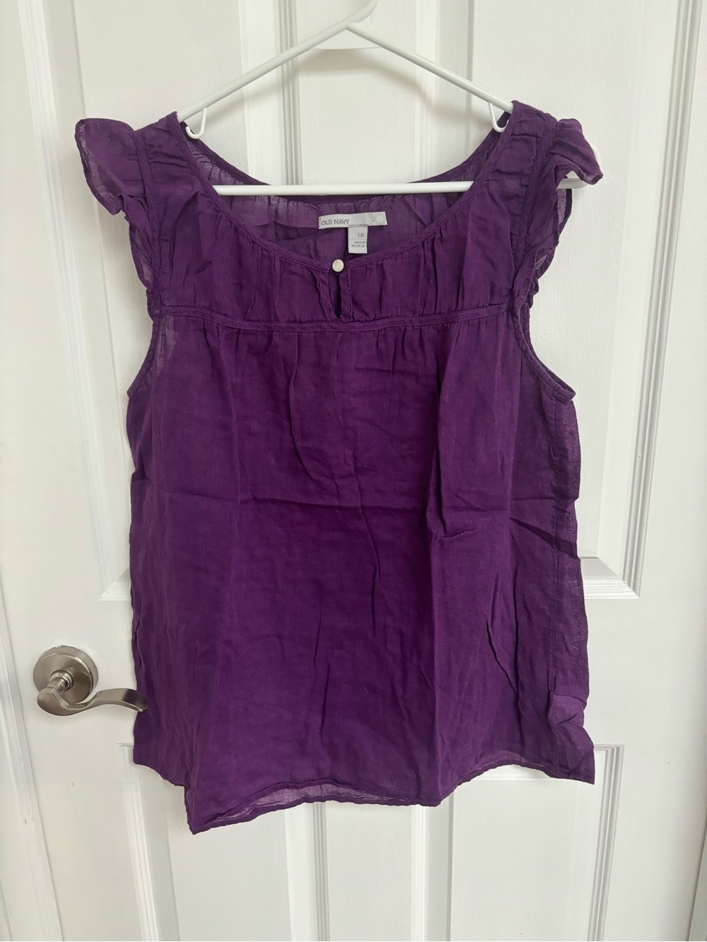 Old Navy Purple Babydoll Tank
